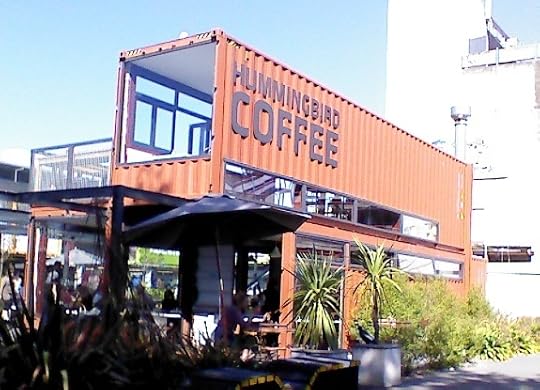 photo, image, shipping container