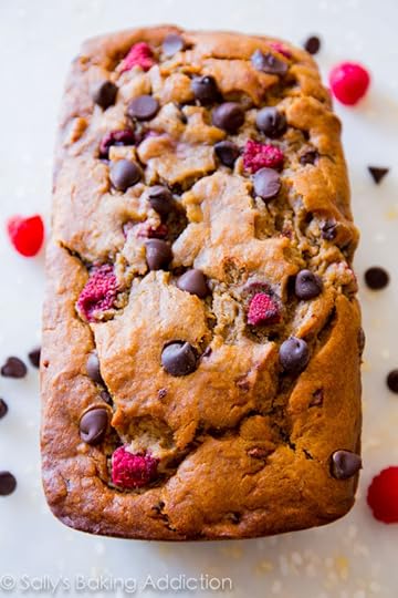 Super-moist and incredibly indulgent brown sugar banana bread with juicy raspberries and dark chocolate chips. My favorite banana bread recipe!