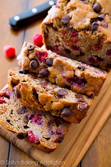 Super-moist and incredibly indulgent brown sugar banana bread with juicy raspberries and dark chocolate chips. My favorite banana bread recipe!