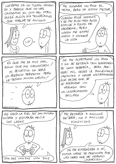 Cómic sobre los anillos.