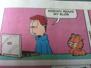 no one reads my blog