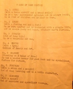 Old paper notes.