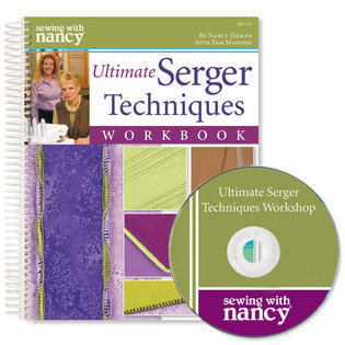 Nancy Zieman Sewing With Nancy Ultimate Serger Techniques Workbook