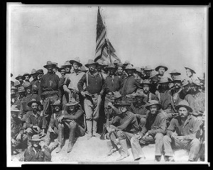 Colonel Roosevelt and his Rough Riders, Battle of San Juan. Prints and Photographs Division.