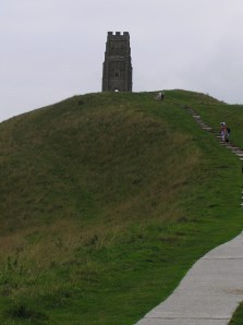 Glastonbury Tor, UK. The nearby Chalice Well Garden is one of the possible hiding places of the Holy Grail.