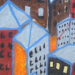 Lawrence City Buildings Mural