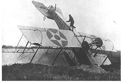 Wrecked Airmail Plane