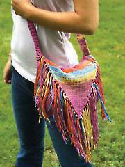 crocheted bag