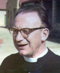 Revd Mervyn Sweet, Vicar of St Alphege's in 1964.