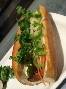 Birthday lunch at Bel Cafe. Banh Mi for me.