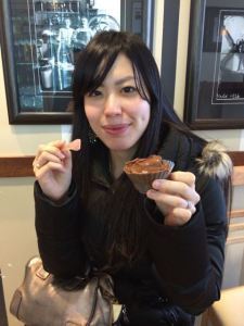 And, instead of birthday cake, Akemi opted for birthday gelato at Bella Gelateria. Yes, it's that good!