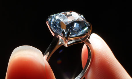 Blue diamond unearthed at the Cullinan mine