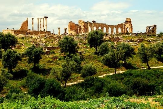 The Roman ruins of Volubilis, Morocco, Africa
