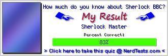 How much do you know about Sherlock BBC? -- Make and Take a Fun Test @ NerdTests.com's User Tests!
