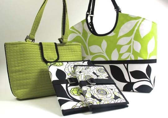 Nancy Zieman Tablet Keepers and Hobo Tote Handbag