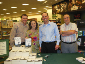 Me with Brent and Erin Cobb and Erin's father.