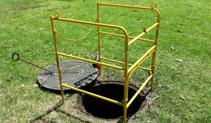 Open Manhole