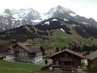 The alpine experience I thought I was getting (from the train en route)