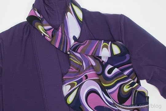 Serge a scarf in 30 minutes Nancy Zieman Baby Lock's National Serger Month