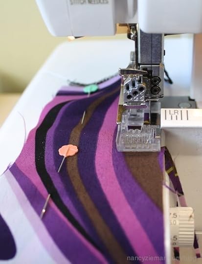 Baby Lock National Serger Month Nancy Zieman How to serge a 30-minute scarf