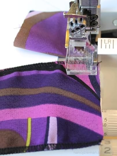 Baby Lock National Serger Month Nancy Zieman How to serge a 30-minute scarf