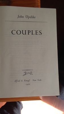 Couples by John Updike, First Edition First Printing