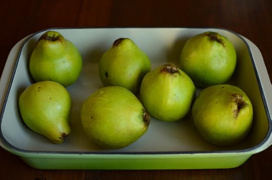 quince, pre-roast