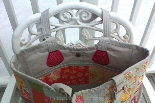 Designer Handbags. How to easily sew and embroider handbags. Nancy Zieman