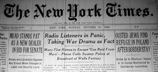 War of the Worlds broadcast causes panic