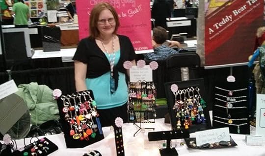 Jean at her Charmingly Geeky Table at Awesome Con.
