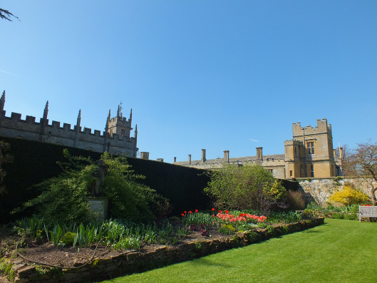Sudeley Castle and St Mary's from The Secret Garden