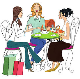 chatting women