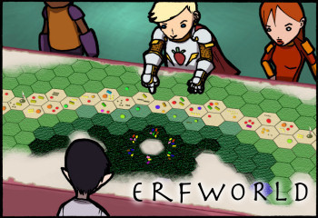 Prince Ansom studies the map. Like that will help . . .