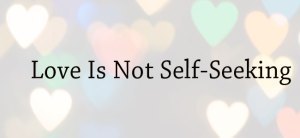 self-seeking