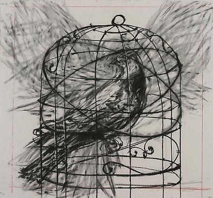 Drawing by William Kentridge,