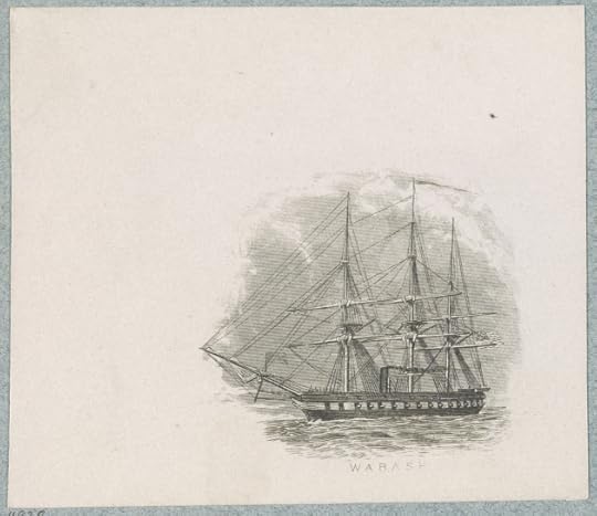 A sketch of the USS Wabash (Library of Congress)