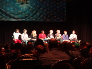 Coolest panel! It's kind of far back, but can you seeeeee who they are?