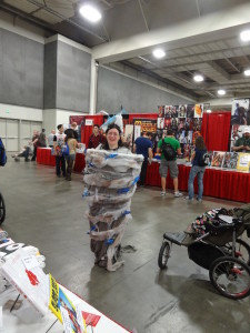 Easily the cleverest costume. Points if you can name it.