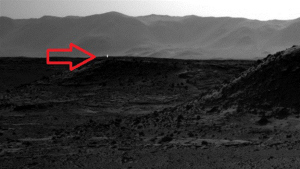 This image was taken by NASA's Mars rover Curiosity's Navcam on April 3.