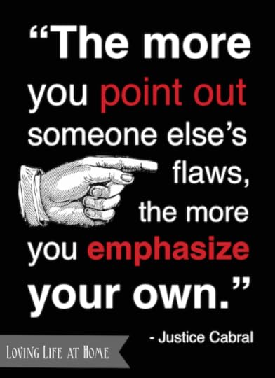 Emphasize your husband's good points....