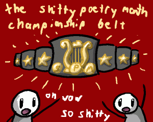 poetry, poems, shitty poems, CZP, Chizine Publications, contests