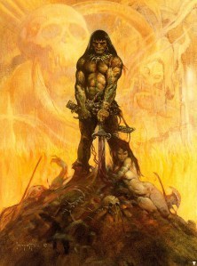 Frazetta, Conan the Adventurer, Robert E Howard, H P Lovecraft