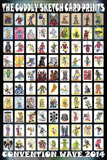 Cuddly Sketch Cards Convention Wave 2014