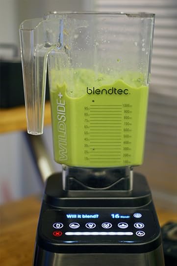 Spinach Ice Cream in the Blendtec