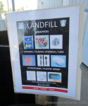 landfill sign-zero waste events