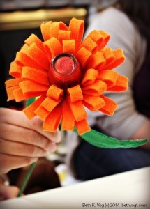 Nail Polish Bouquet step 3