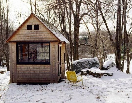 Michael Pollan's writing cabin