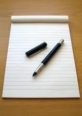 pen and paper