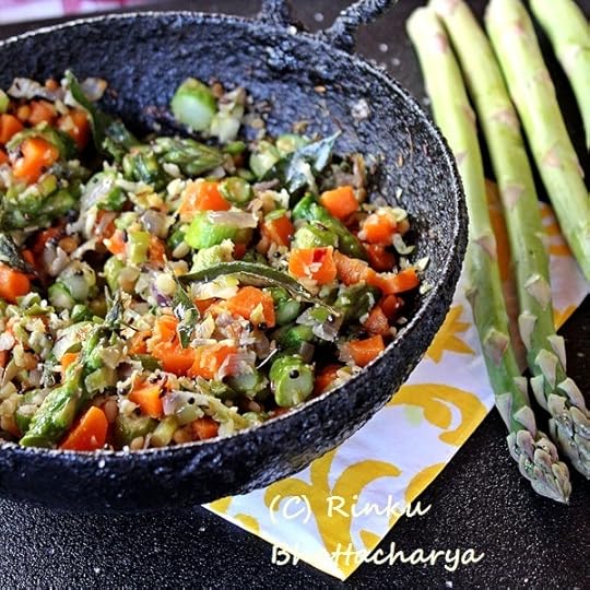 Asparagus Poriyal
