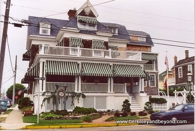 exterior of Victorian Lace Inn in Cape May, New Jersey